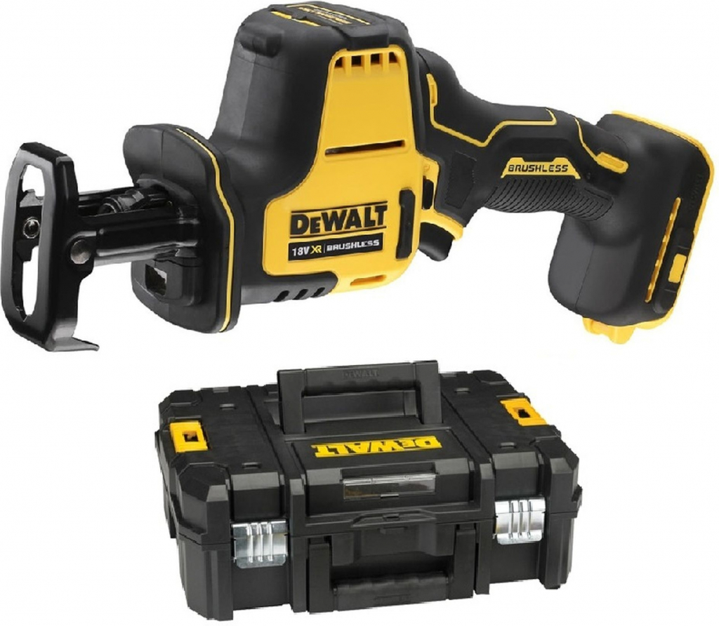 DeWALT DCS369NT - aku bezuhlíková kompaktná mečová píla 