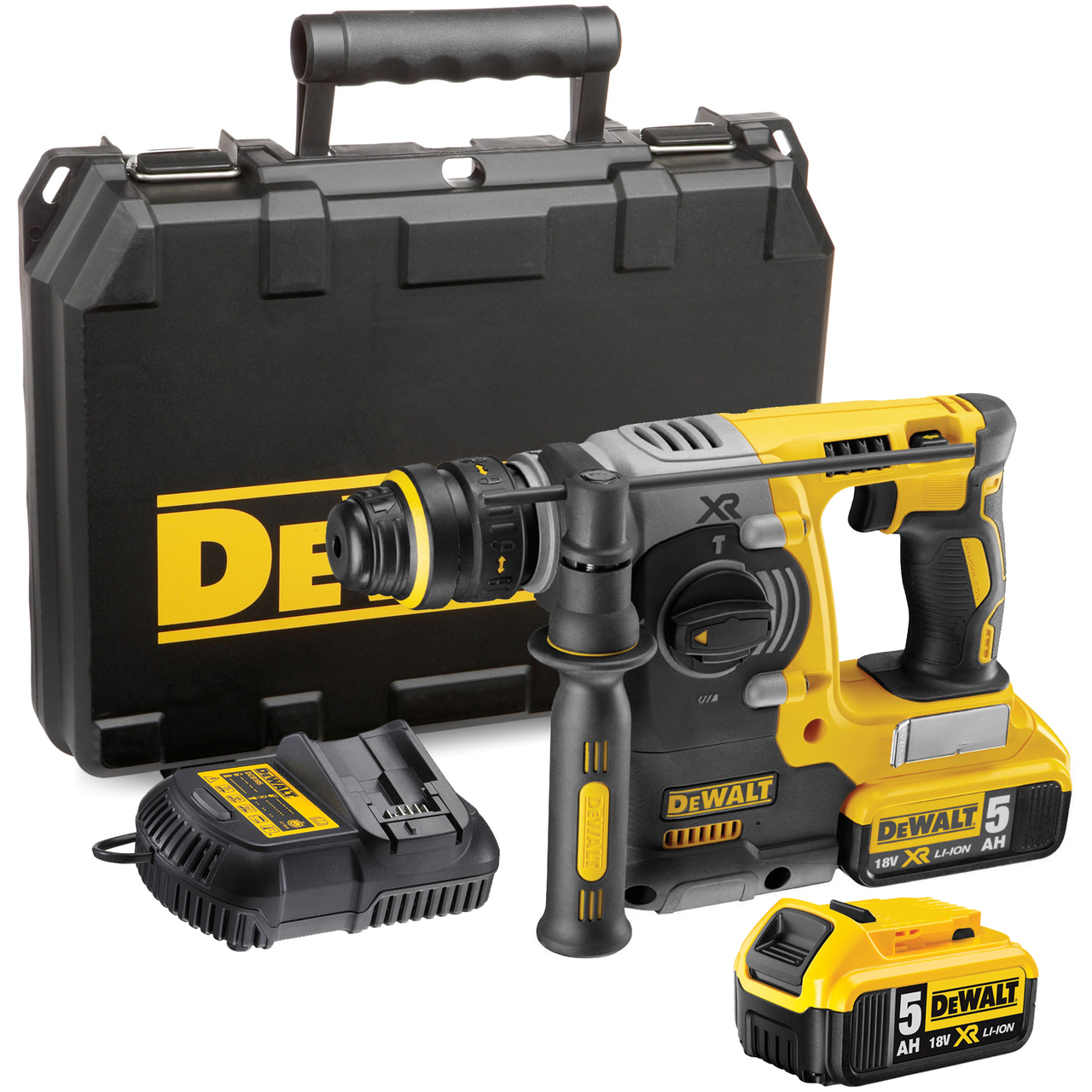 DeWALT DCH273P2 - aku bezuhlíkové kombinované kladivo SDS plus