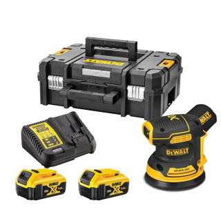 DeWALT DCW210P2 - aku bezuhlíková excentrická brúska